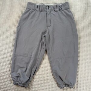 EvoShield Baseball Pants Mens Large Gray Knicker Elastic Bottom